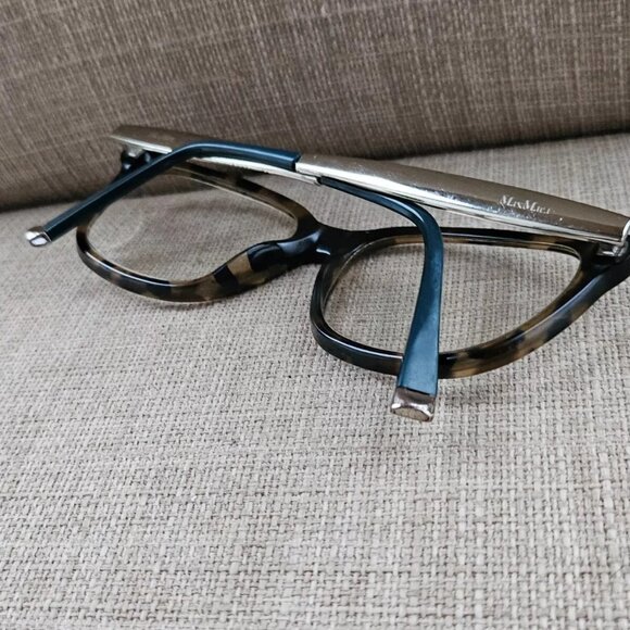 Max Mara Women Eyeglasses Frame Brown Tortoise Glasses Frame Eyewear - Picture 4 of 12